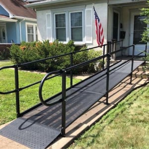 APA Medical wheelchair ramp installed at home